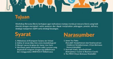 WORKSHOP BUSINESS PLAN KOMPETISI BISNIS MAHASISWA INDONESIA (KBMI) 2019 WORKSHOP BUSINESS PLAN KOMPETISI BISNIS MAHASISWA INDONESIA (KBMI) 2019