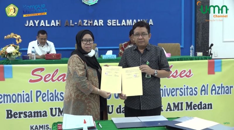Penandatanganan MoU Dan MoA Antara UMN Al Washliyah Dengan Universitas Al Azhar Medan