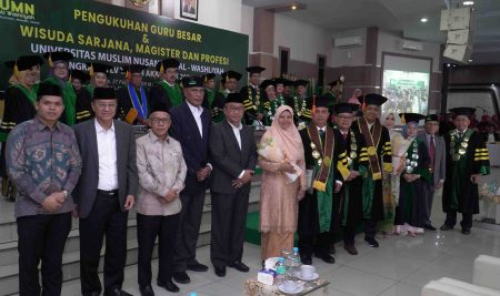 UMN Al Washliyah Gelar Pengukuhan Guru Besar & Wisuda Sarjana, Magister Dan Profesi Angkatan LV T.A. 2024-2025