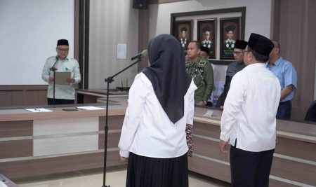 UMN Al-Washliyah Lantik Dekan dan Wakil Dekan II Fakultas Ekonomi dan Bisnis Periode 2024-2028